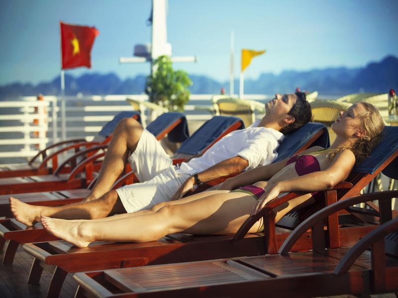 Huong Hai Sealife Cruise ฮาลอง ภายนอก รูปภาพ